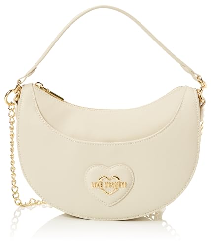 Love Moschino Damen Jc4262pp0ikl0110 Schultertasche, Elfenbein