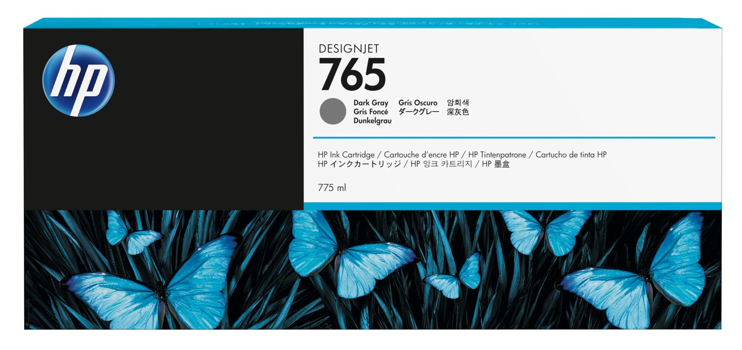 HP 765 775 ml Dark Gray Ink Cartridge DesignJet T7