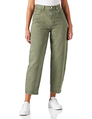 LTB Jeans Damen Moira Jeans, Natural Green Safe Wash 53918, 34W Regular EU