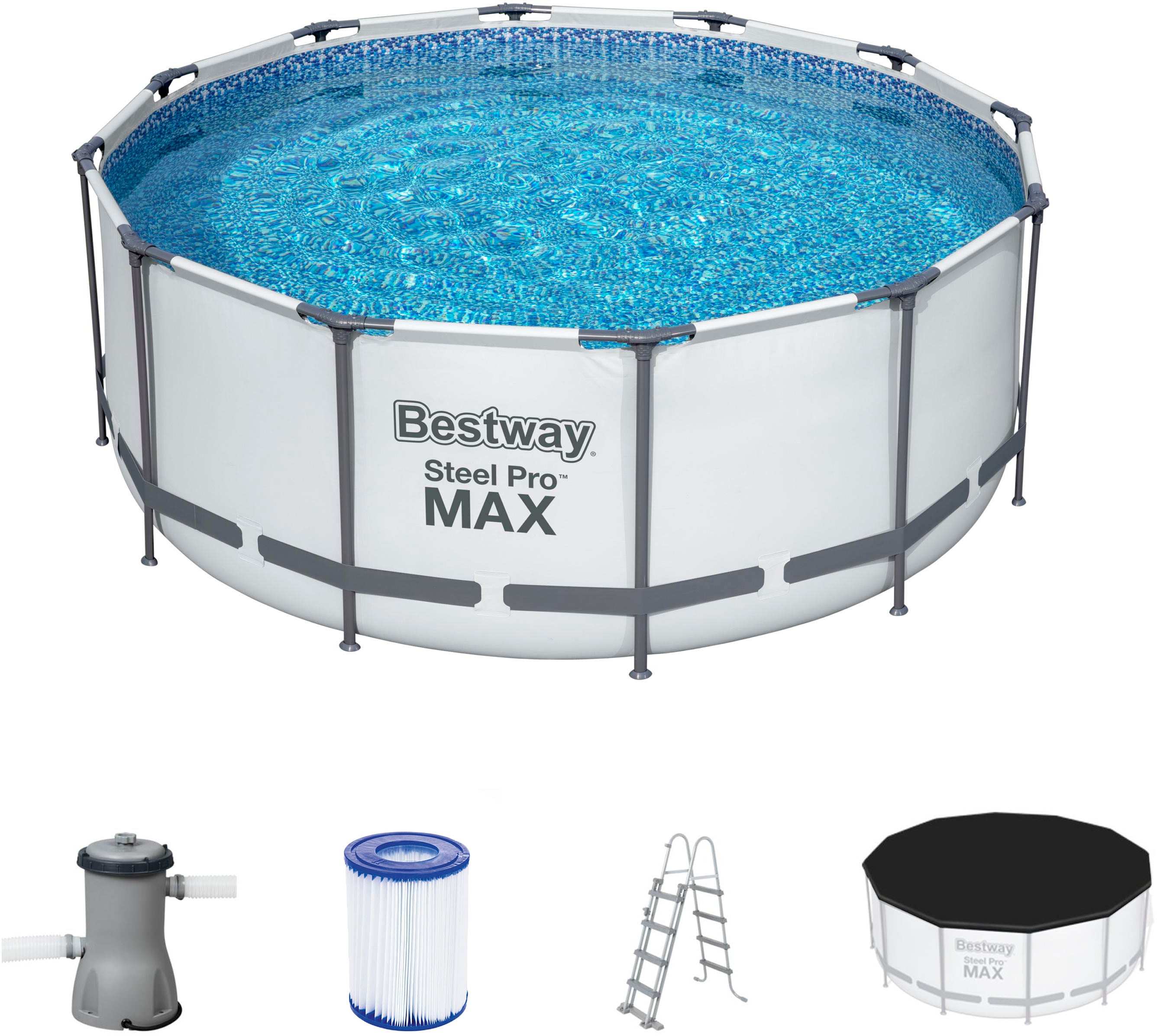 Bestway Framepool "Steel Pro Max", (Set), 366x122 cm