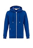 Cipo & Baxx Herren Sweatjacke Sweatshirt Basic Kapuzenpullover Reißverschluss Sweat CL556 Saxeblau L