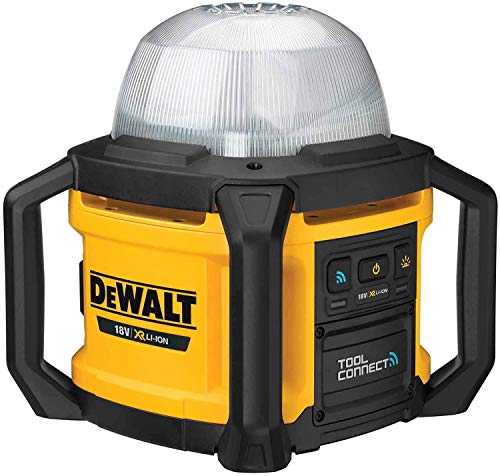 DeWALT DCL074-XJ Akku-Baustellenstrahler, 18V (Basisv.), Schwarz/Gelb