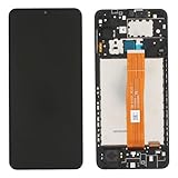 ZMC Original LCD Display Für Samsung Galaxy A12 2020 A125 Touch Screen Glas Digitizer Bildschirm mit Rahmen (Service Pack) GH82-24491A / GH82-24490A Schwarz