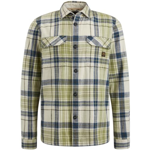 PME Legend Long Sleeve Shirt Ctn Yd Check Sage - XXXL