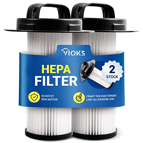 Hepa Filter 2x Filter Ersatz für PHILIPS 432200524860 FC8048 FC6083 FC6085 H12 für Staubsauger Lamellenfilter Luftfilter für Beutellosen Bodenstaubsauger wie Philips Marathon