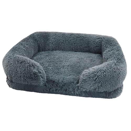 Große Hundebetten, Eier-Baumwoll-Haustiermatratze, Plüsch-Haustier-Hundesofabett mit waschbarem Bezug, orthopädische Couch, Haustierbett, Winter, warmes Katzenbett, Kuschelbett weich, Donut-Hundebett,