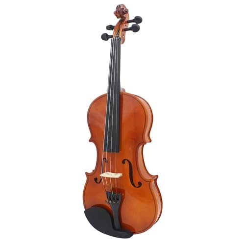 Geige Natürliche helle helle Violine aus massivem Holz für Anfänger und Erwachsene, die Violine 4/4-1/8 spielen (Color : 1/4)