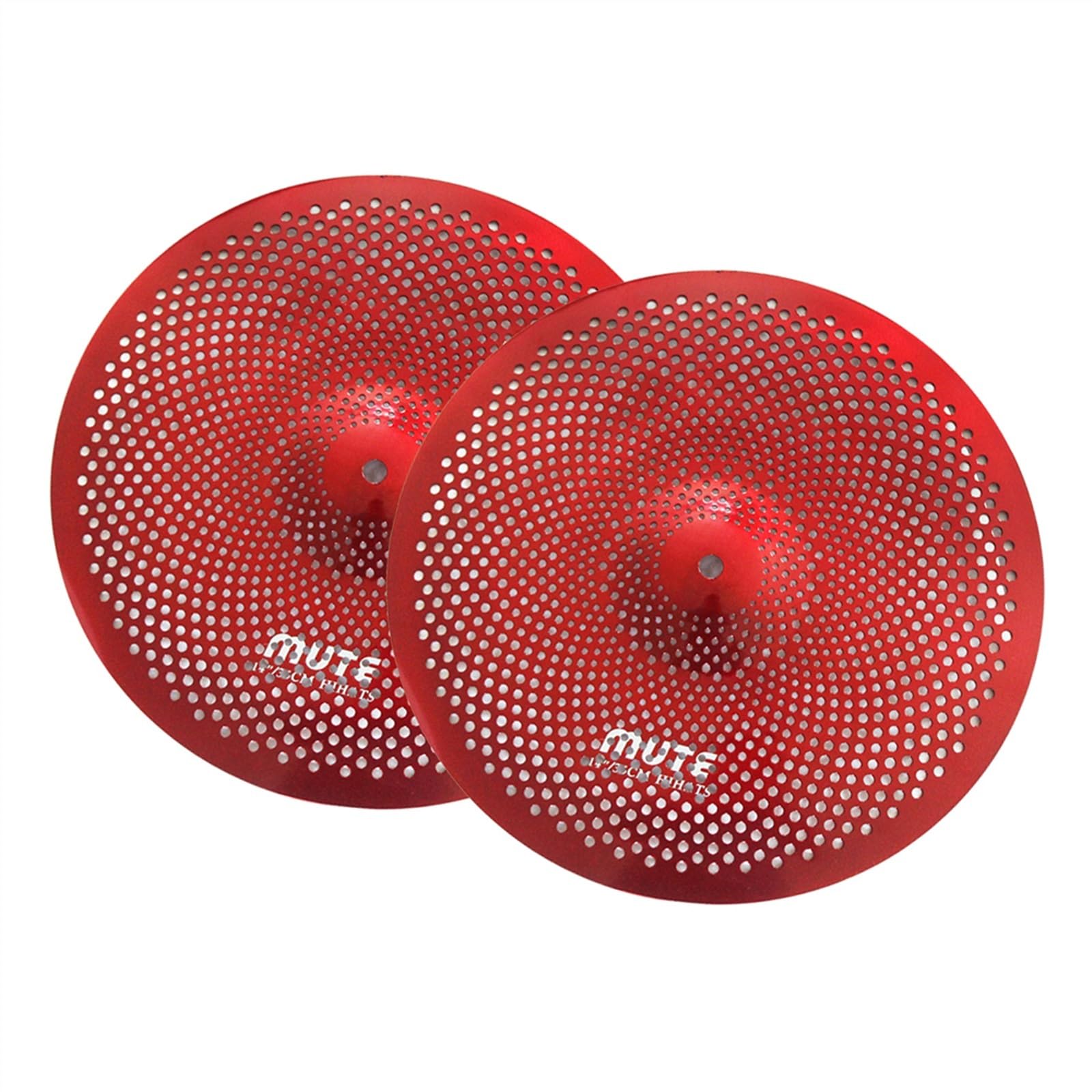 Alloy Red Mute Becken 14'' Hi-Hat Becken Für Anfänger Für Üben Zubehör für Schlaginstrumente