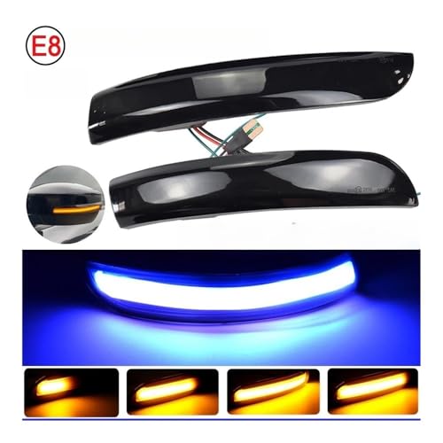 RYUIO Spiegel Blinker Flash-Blinker Für Für Kuga Für Escape Für EcoSport 2013-2019 Für Focus 3 Für MK3 Seitenspiegelanzeige