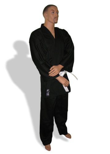 PHOENIX Karate Anzug Standard Edition Schwarz Karateanzug (180)