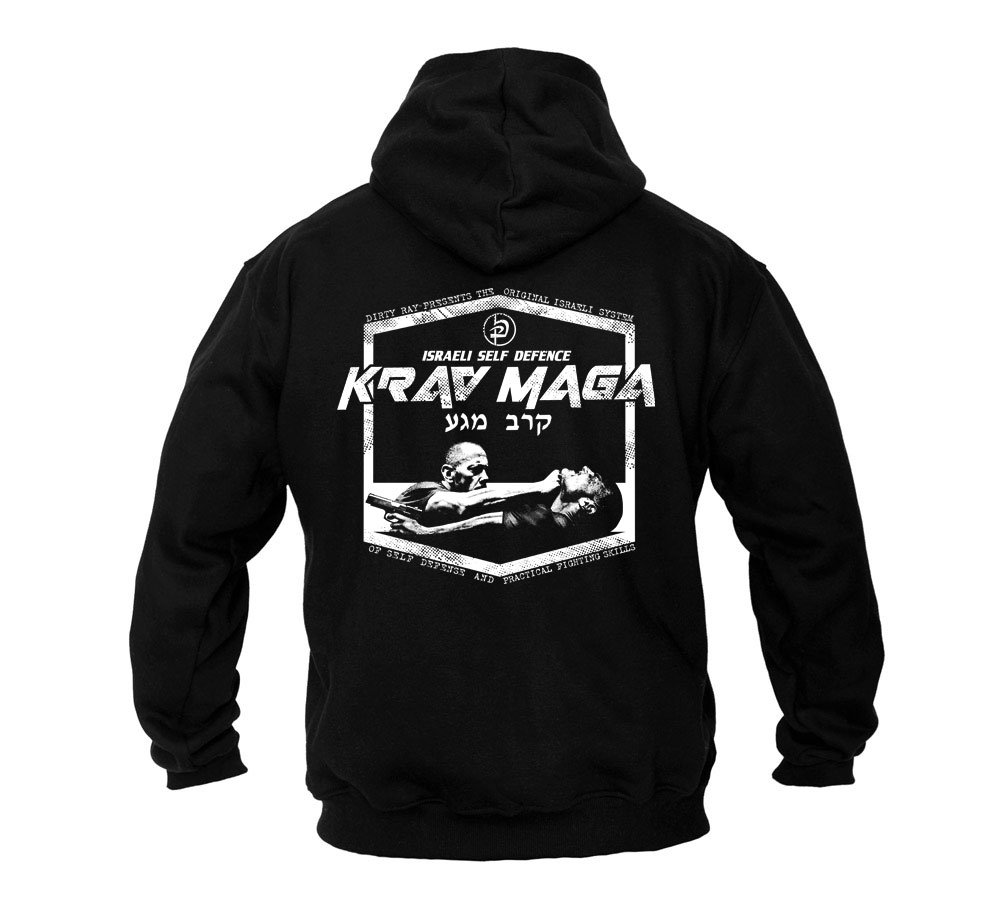 Dirty Ray Kampfsport Krav MAGA Israeli Self Defence Herren Kapuzenpullover BDT12 (M)