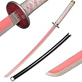 Sword Valley Holz-Anime-Samurai-Schwert-Cosplay, Demon Slayer-Schwert 103 cm-Holzschwert--Tsuyuri Kanawo