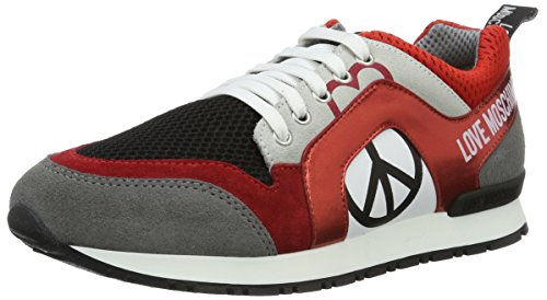 Love Moschino Damen Sneakers, Mehrfarbig (Multicolor 50A), 38 EU