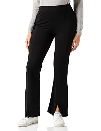 JdY Damen JDYPRETTY Flare Slit Pant JRS NOOS Hose, Black, M/34