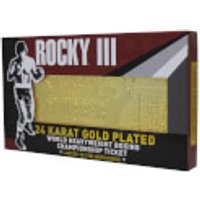 Rocky - 24K Gold Plated Fight Ticket Rocky V Clubber Lang