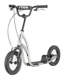 STIGA Air Scooter Großer Kickscooter - Robuster Cityroller, Höhenverstellbarer Lenker, Stahlrahmen, Handbremse, Aluminiumfelgen und Griffe - Geeignet ab 7 Jahren - Maximale Traglast 100 kg