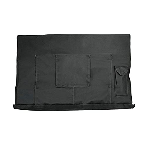 Crepundia Outdoor Tv Cover TV-Bildschirm im Freien, staubdichte wasserdichte Abdeckungs-Set-Abdeckung Oxford Black Television Case TV 30 '' bis 70 ''(60Inch 65Inch)