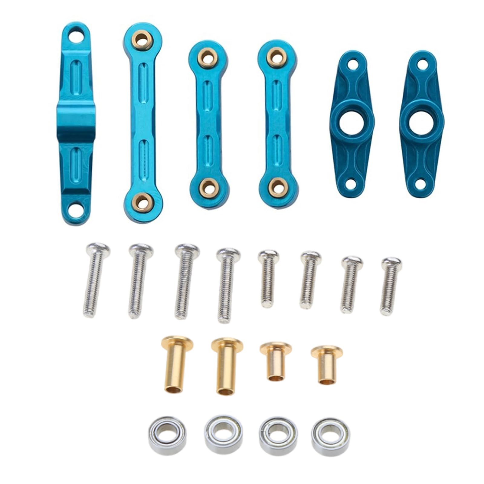 Mllepjdh Lenkgestänge Set Servogestänge Upgrade Kits Zubehör TT02/02D 1:10 Ferngesteuertes Drift Auto