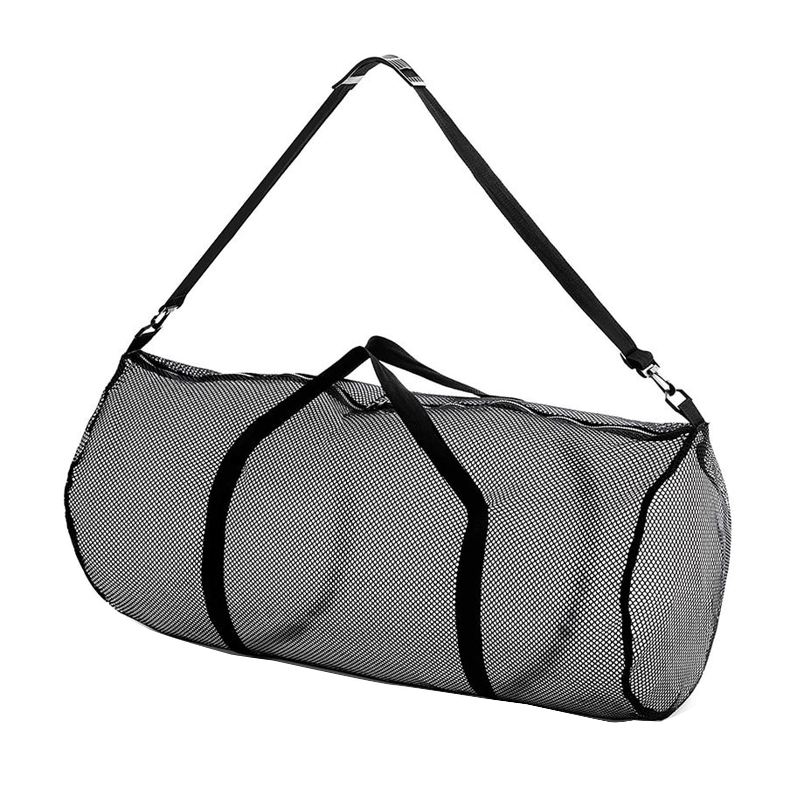 Große Kapazität Duffels Gear Bag Scubas Tauchen Schnorcheln Ausrüstung Fußball Aufbewahrungstasche Reißfeste Duffels Bag, Schwarz