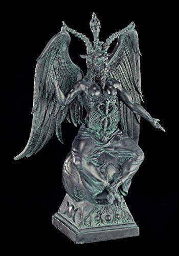 Maxine Miller Baphomet Figur - Antik Schwarz Gott Templer Teufel Satan