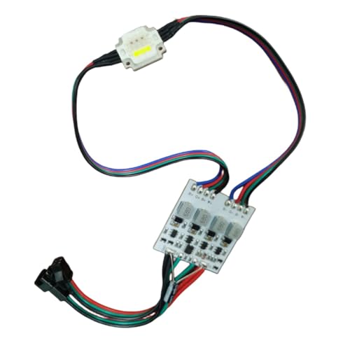 Eysaure Adressierbares UCS2904 12W RGBW Hochleistungs-LED-Pixel-Modullicht DC12V-Eingang RGBW Digitales LED-Licht für Flutlichter(B)