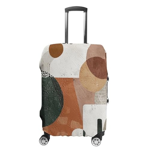 CSGJMYGS Reisegepäckabdeckung, elastisch, waschbar, modisch, kratzfest, Kofferschutz, passend für 45,7 - 81,3 cm (18 - 32 Zoll) Gepäck, Style-3, XL