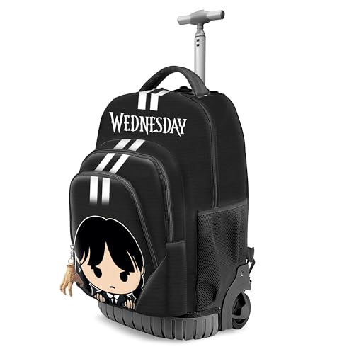 Wednesday Cute-Fan GTS Trolley-Rucksack, Grau, 32 x 47 cm, Kapazität 39 L