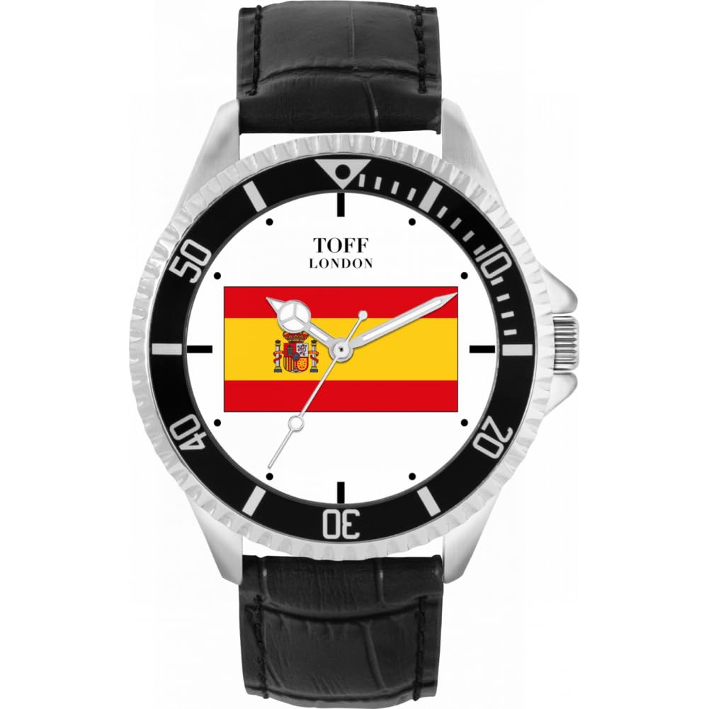 Toff London Spanien-Flaggen-Uhr