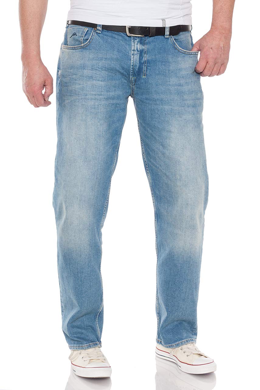 Miracle of Denim M.O.D Herren Jeans Thomas Comfort, Farbe:Lincoln Blue, W36 L30