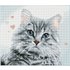 "DIAMOND DOTZ® Squares Original Diamond Painting Katze ""Pricilla“ 31 x 27 cm extra funkelnd ab 8 Jahren (DQ7.005)"