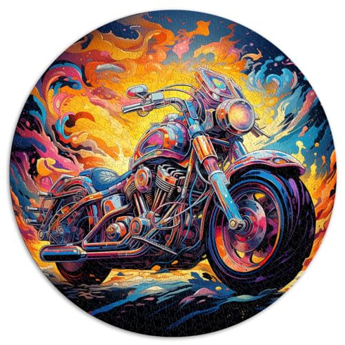 Puzzles Geschenk Motorrad-Puzzle 1000 Teile Puzzle 26,5 x 26,5 Zoll Lustige Puzzles Familienspiel Stressabbau Schwieriges Herausforderungspuzzle