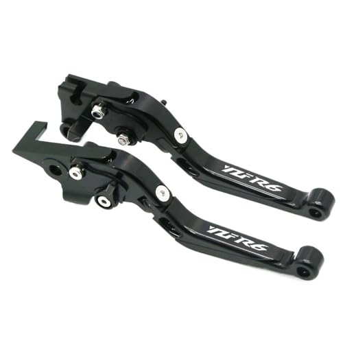 AXCAR Für Y&amaha Für YZFR6 Für YZF R6 Für YZF-R6 R6 1999 2000-2004 Motorradzubehör Ausziehbare Einstellbare Bremskupplungshebel Kupplung Bremshebel