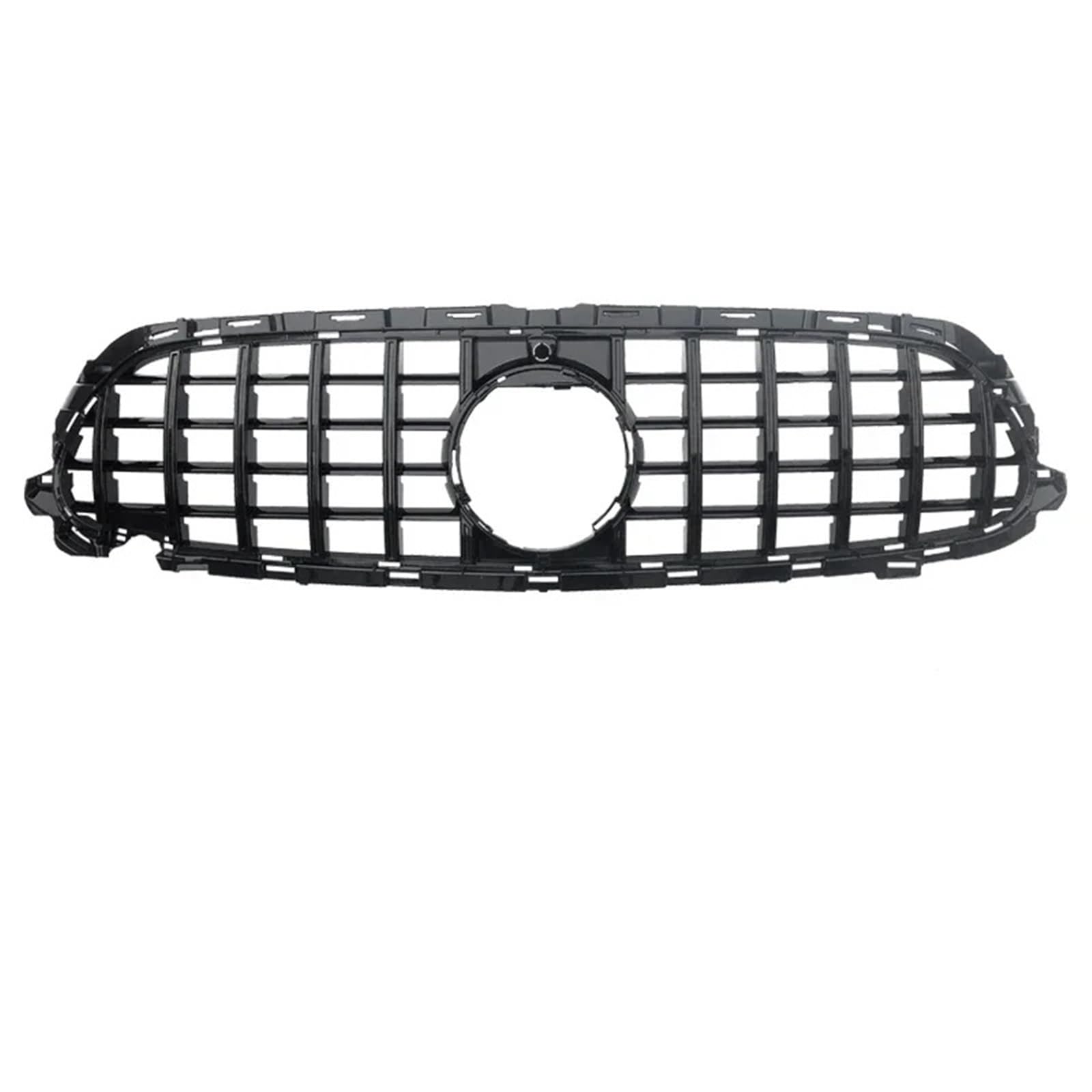 Frontgrills Für Benz E-Klasse W213 2015+ E200 E300 E250 Nierengrill Mit Kameraloch GT Diamond Style Auto Fronthaubengrill Front Bumper Grille(2020 GT Black)