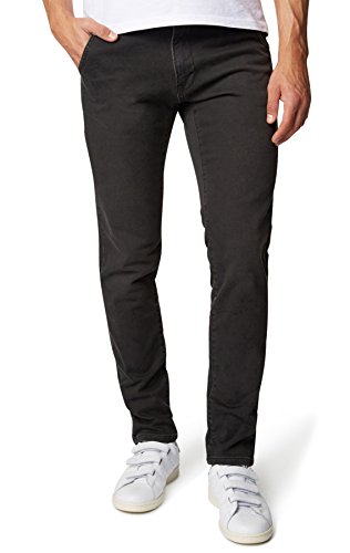 WOTEGA Herren Sweathose in Jeans-Look Dexter Slim, Pavement (3900), W29/L32