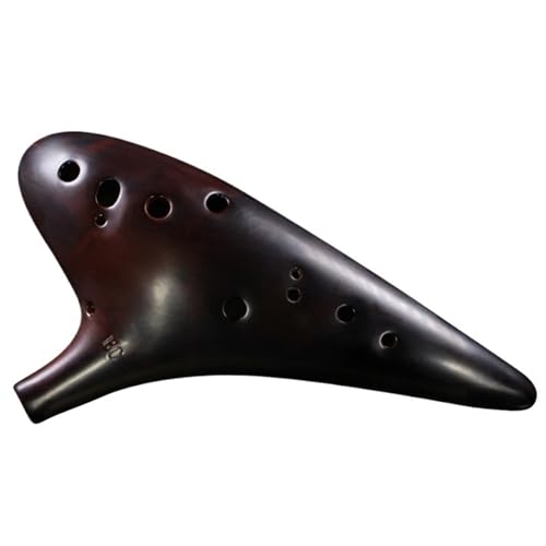 Okarina für Erwachsene Ocarina-Instrument 12 Löcher BC Bass C Zwölf Löcher Lack Geräuchert Xun Professionelle Leistung Grade