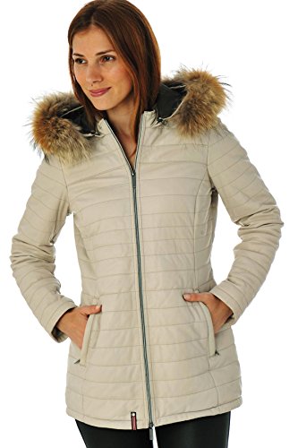 Oakwood Damen Mantel 61679, Beige, XL