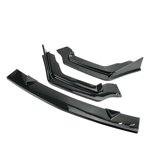 Frontspoiler Lippe Für Infiniti Q50 2014 2015 2016 2017 Sportlimousine 4-türige Frontspoilerlippe Carbonfaser-Look/schwarz Glänzend Splitter Blade Frontstoßstange Spoiler(Glossy Black)