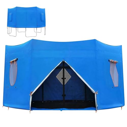 Takluu Trampolinzelt, Trampolinabdeckung | Faltbare Trampolin-Schattenabdeckung Trampolin-Schatten,Sonnenschutz-Trampolin-Zubehör, Trampolin-Abdeckung für 8-poliges Trampolin, Feuchtigkeit und