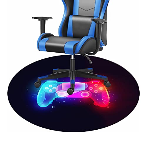 ALFAAL Rund Gaming Stuhl Teppich Bürostuhl Stuhlmatten Bodenschutzmatte Bürostuhl, bürostuhlunterlage rutschfestes Kratzfest Stuhl Unterlage, Chair Mat (Color : E, Size : 140cm)