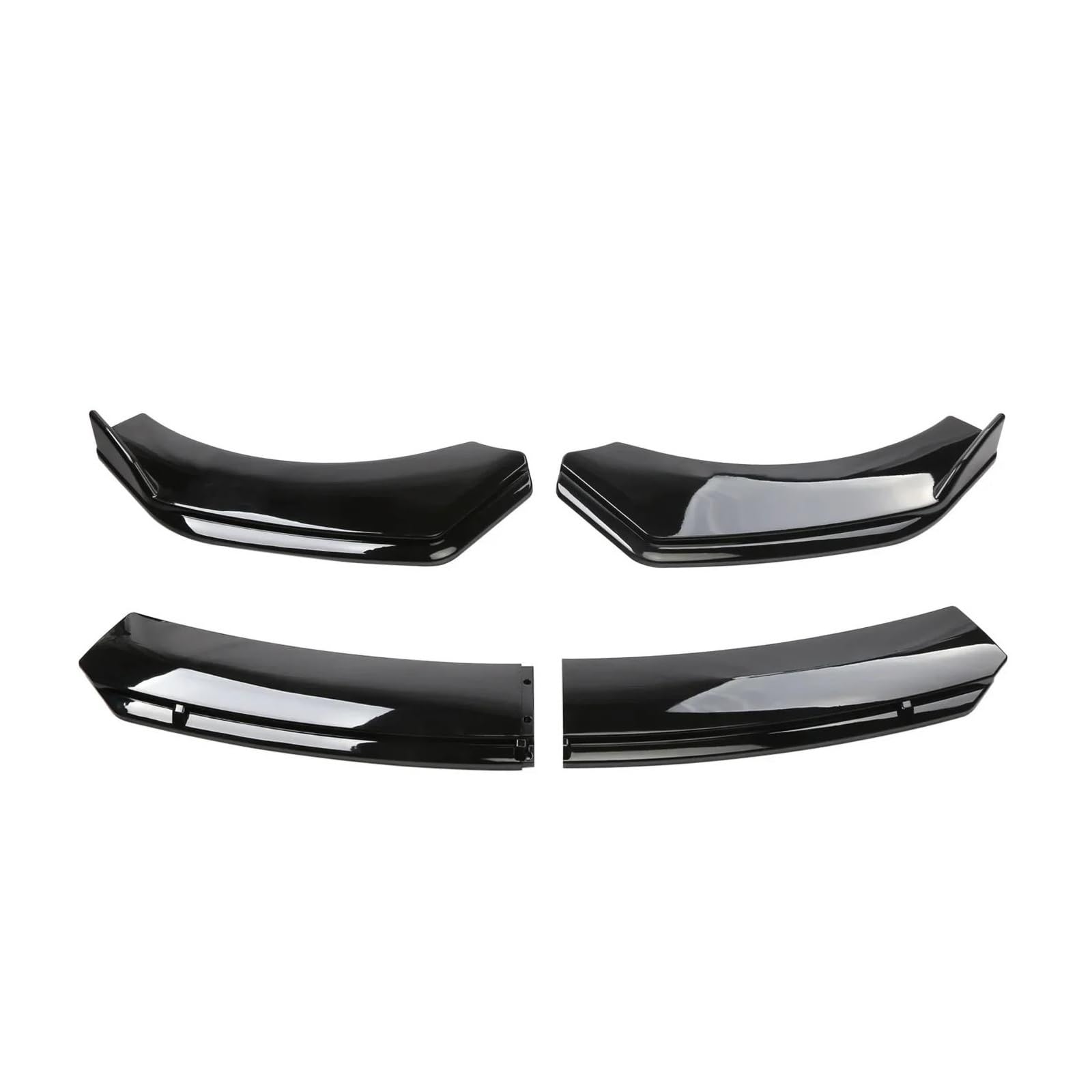 Frontspoiler Lippe Für Edge 2016-2022 Auto Front Körper Stoßstange Spolier Lippe Kinn Diffusor Splitter Air Dam Kit Protector Schutz Abdeckungen Frontstoßstange Spoiler(Gloss Black)