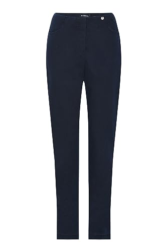 Robell Style Bella - Damen Jeans Straight - Jeanshose Damen high Waist - Stretch Jeans Hose - gerade geschnittenem Bein - mit Gesäßtaschen in normaler Länge - Bitte Zwei Größen Kleiner bestellen