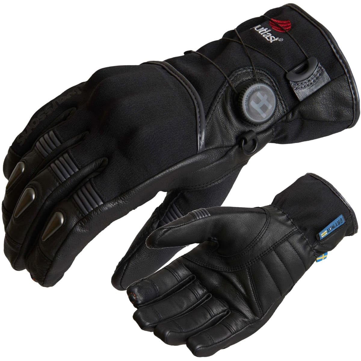 Halvarssons Ljusdal Motorradhandschuhe (Black,10)