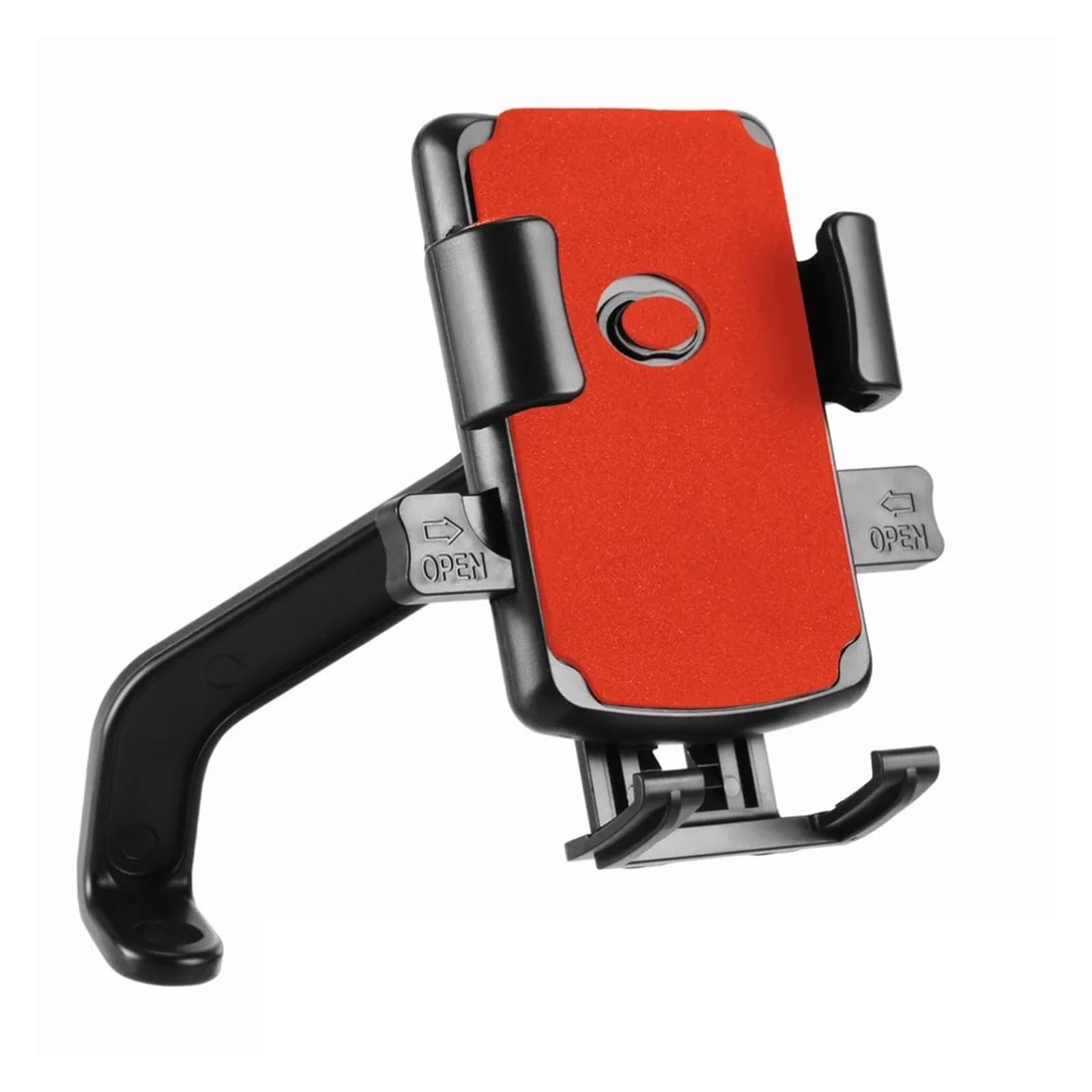 Handyhalterung Motorrad Universal-Telefonhalter Motorradhalterung Ständer GPS Mobile Handy-Unterstützung Multifunktionale Motortelefonhalter Handyhalter Fahrrad(Red 01)