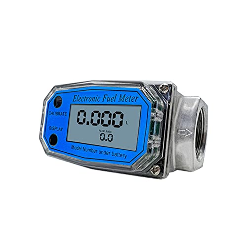 Flüssigkeitsdurchflussmesser LCD Display Dieselkraftstoff 1 2 2 5 3 Elektronischer Turbinen Durchflussmesser