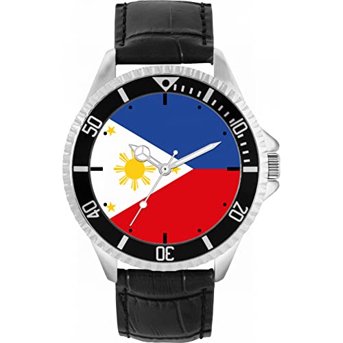 Toff London Philippinen-Flaggen-Uhr