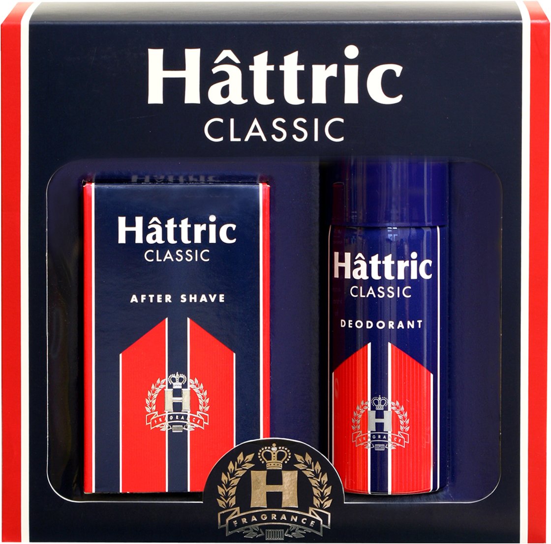 Hattric Classic Geschenkset, After Shave 100 ml + Deo Spray 150 ml