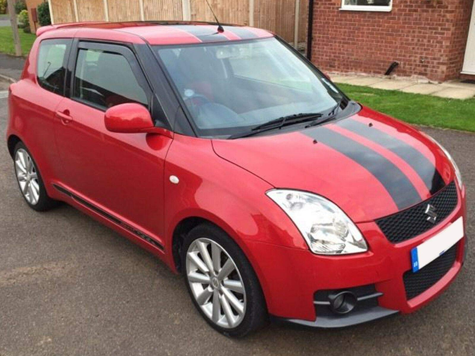 Heko Windabweiser Regenabweiser vorne getönt dunkel Acrylic 2-TLG für Suzuki Swift (05-11) [3 Door] 28619