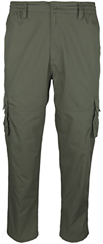 SOUNON Herren Cargohose, Cargo Pants, Chino Hose - Khaki (29), Groesse: L