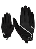 Ziener Herren CLYO Touch Long Fahrrad, Mountainbike, Radsport-Handschuhe | Langfinger mit Touchfunktion - atmungsaktiv/dämpfend, Black, 6,5