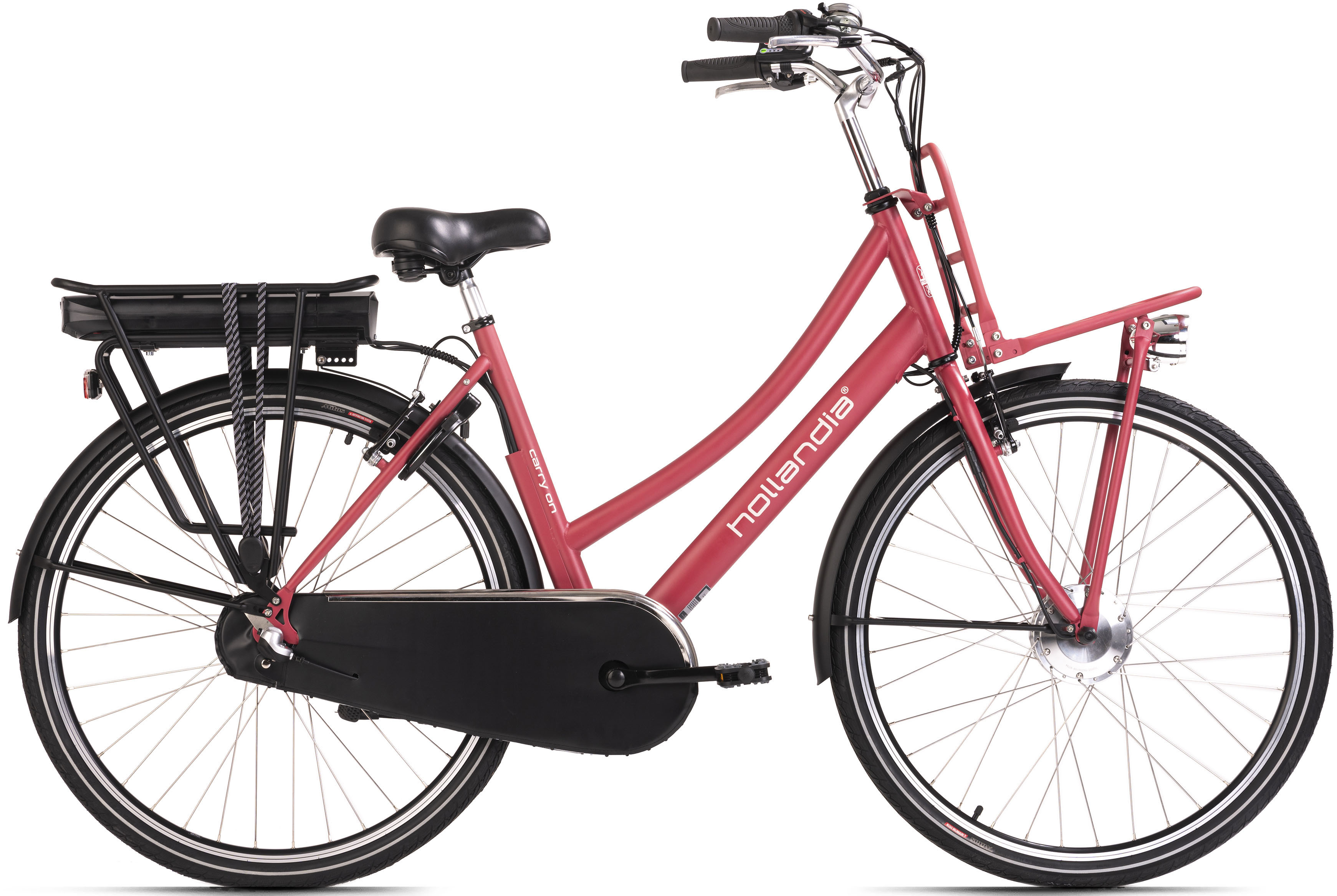 Hollandia E-Bike "Carry On", 3 Gang, Shimano, Nexus, Frontmotor 250 W, Pedelec, Elektrofahrrad für Damen, Cityrad